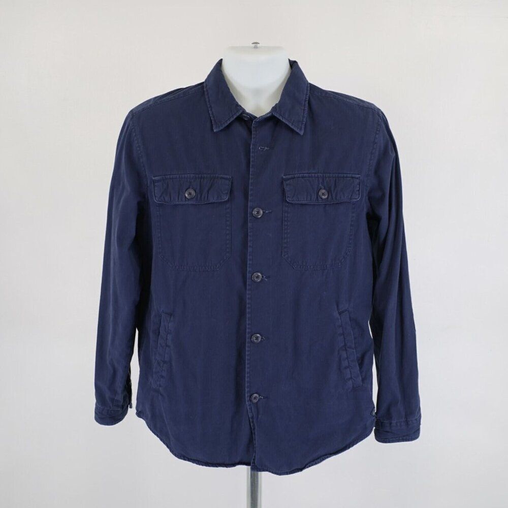 Sperry‎ Blue Button Front Collared Large Insulate… - image 5